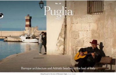 Porto di Monopoli, il New York Times lo sceglie come copertina per la Puglia